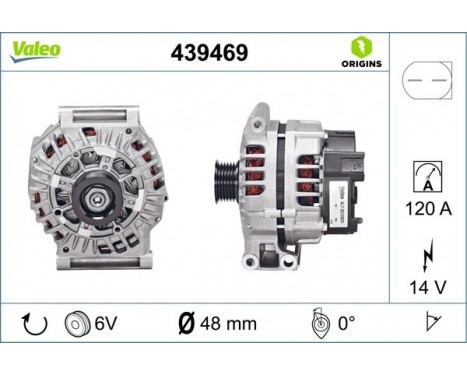 Alternator NEW ORIGINAL PART 439469 Valeo