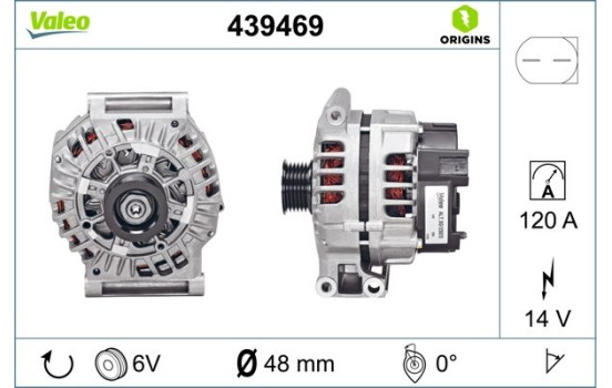 Alternator NEW ORIGINAL PART 439469 Valeo