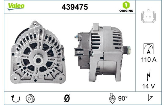 Alternator NEW ORIGINAL PART 439475 Valeo