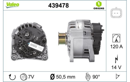 Alternator NEW ORIGINAL PART 439478 Valeo