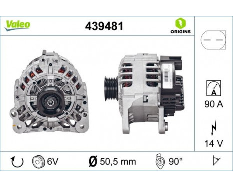 Alternator NEW ORIGINAL PART 439481 Valeo