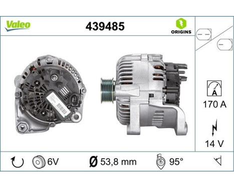 Alternator NEW ORIGINAL PART 439485 Valeo, Image 4