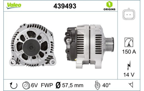 Alternator NEW ORIGINAL PART 439493 Valeo