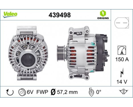 Alternator NEW ORIGINAL PART 439498 Valeo