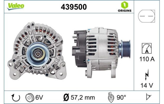 Alternator NEW ORIGINAL PART 439500 Valeo, Image 4