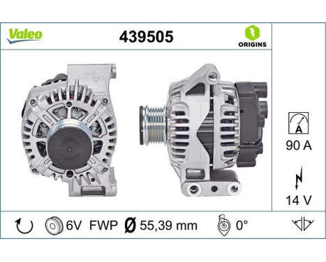 Alternator NEW ORIGINAL PART 439505 Valeo, Image 4