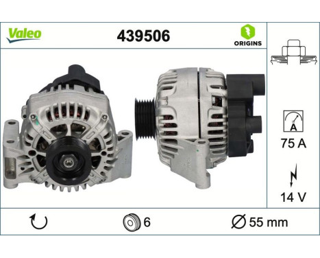 Alternator NEW ORIGINAL PART 439506 Valeo