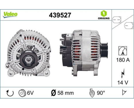 Alternator NEW ORIGINAL PART 439527 Valeo, Image 4