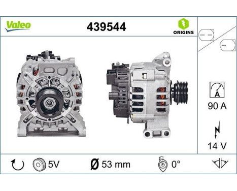Alternator NEW ORIGINAL PART 439544 Valeo, Image 4