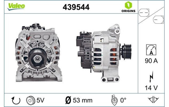 Alternator NEW ORIGINAL PART 439544 Valeo, Image 4