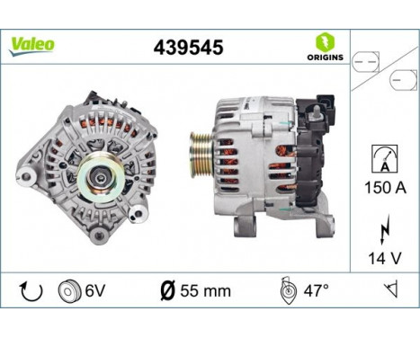 Alternator NEW ORIGINAL PART 439545 Valeo