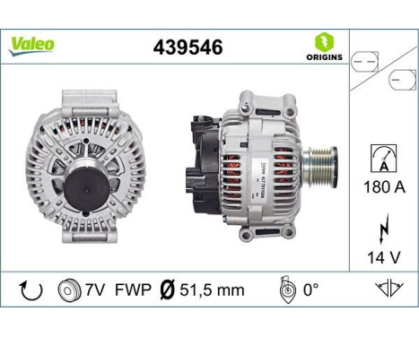 Alternator NEW ORIGINAL PART 439546 Valeo, Image 4
