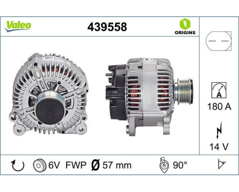 Alternator NEW ORIGINAL PART 439558 Valeo, Image 4