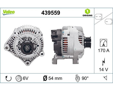 Alternator NEW ORIGINAL PART 439559 Valeo, Image 4