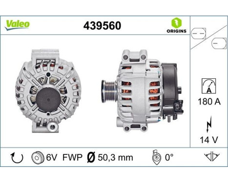 Alternator NEW ORIGINAL PART 439560 Valeo, Image 4