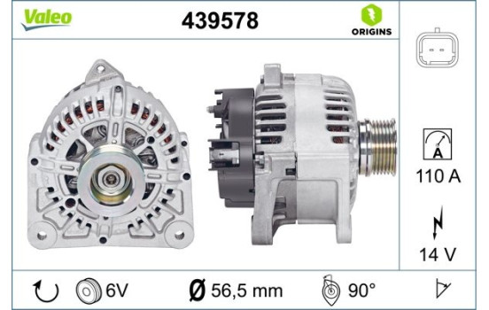 Alternator NEW ORIGINAL PART 439578 Valeo