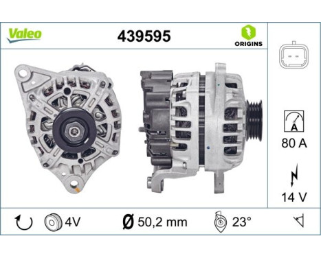 Alternator NEW ORIGINAL PART 439595 Valeo