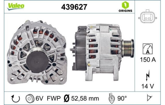 Alternator NEW ORIGINAL PART 439627 Valeo
