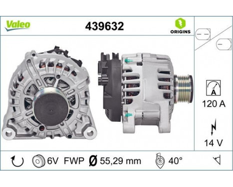 Alternator NEW ORIGINAL PART 439632 Valeo