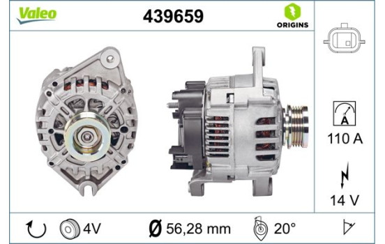 Alternator NEW ORIGINAL PART 439659 Valeo