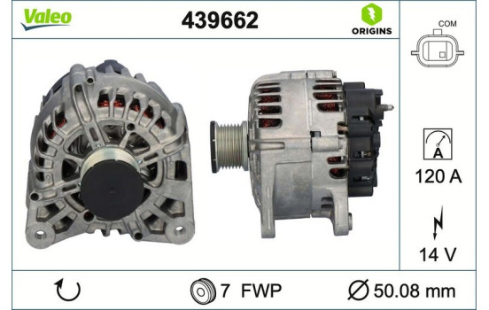 Alternator NEW ORIGINAL PART 439662 Valeo