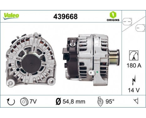 Alternator NEW ORIGINAL PART 439668 Valeo