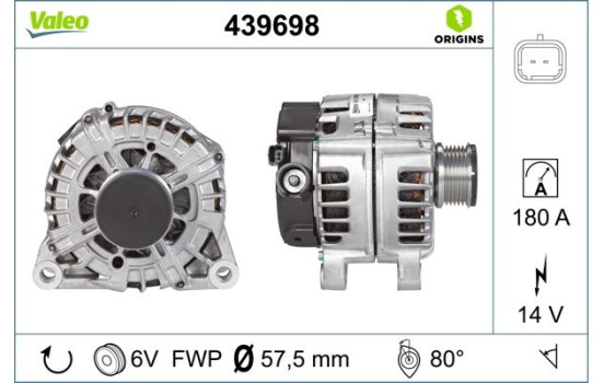 Alternator NEW ORIGINAL PART 439698 Valeo, Image 4