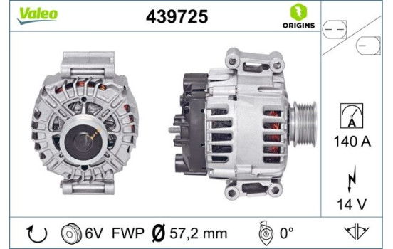 Alternator NEW ORIGINAL PART 439725 Valeo