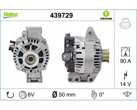 Alternator NEW ORIGINAL PART 439729 Valeo, Image 4