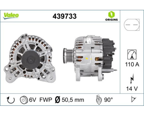 Alternator NEW ORIGINAL PART 439733 Valeo