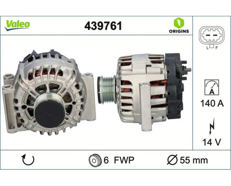 Alternator NEW ORIGINAL PART 439761 Valeo