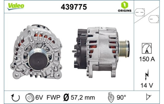 Alternator NEW ORIGINAL PART 439775 Valeo