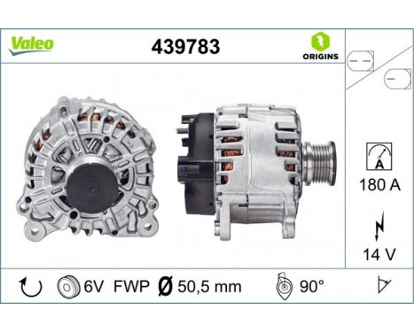 Alternator NEW ORIGINAL PART 439783 Valeo, Image 4