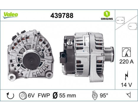 Alternator NEW ORIGINAL PART 439788 Valeo