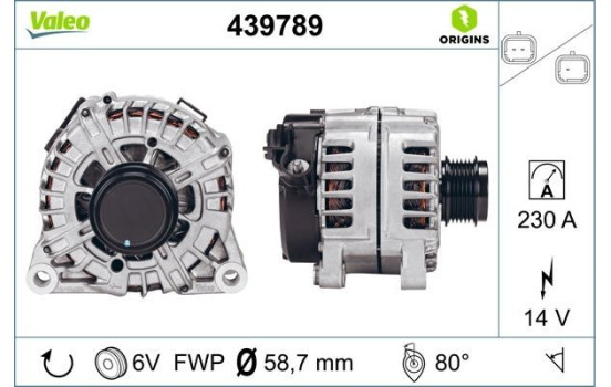 Alternator NEW ORIGINAL PART 439789 Valeo