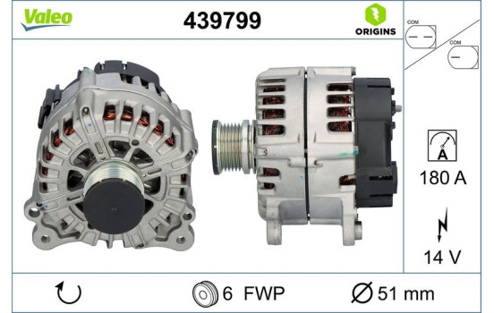Alternator NEW ORIGINAL PART 439799 Valeo, Image 4