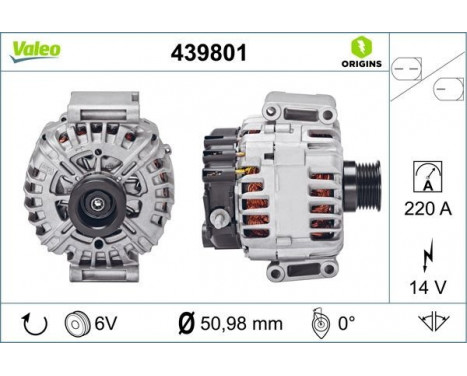 Alternator NEW ORIGINAL PART 439801 Valeo