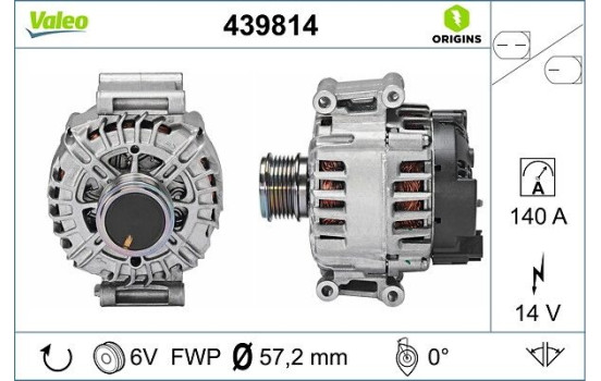 Alternator NEW ORIGINAL PART 439814 Valeo, Image 4