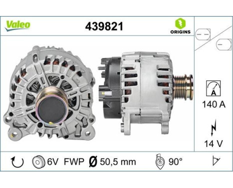 Alternator NEW ORIGINAL PART 439821 Valeo