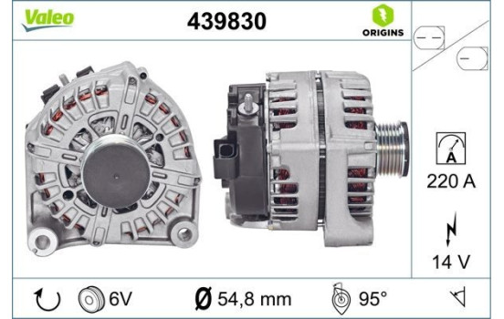 Alternator NEW ORIGINAL PART 439830 Valeo