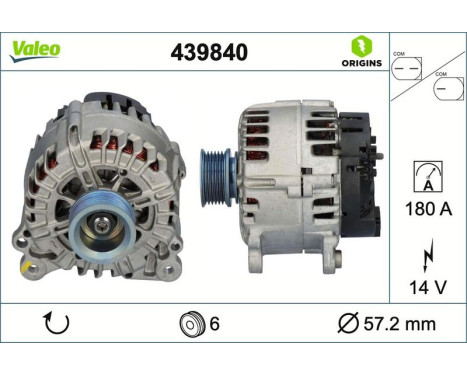 Alternator NEW ORIGINAL PART 439840 Valeo
