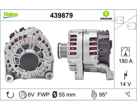 Alternator NEW ORIGINAL PART 439879 Valeo, Image 4