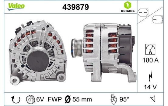Alternator NEW ORIGINAL PART 439879 Valeo, Image 4