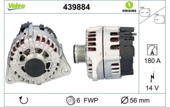 Alternator NEW ORIGINAL PART 439884 Valeo, Image 4