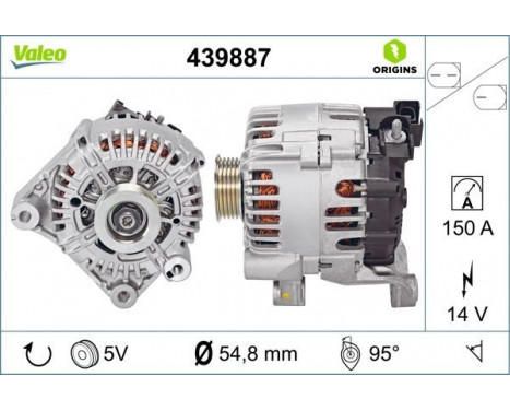 Alternator NEW ORIGINAL PART 439887 Valeo