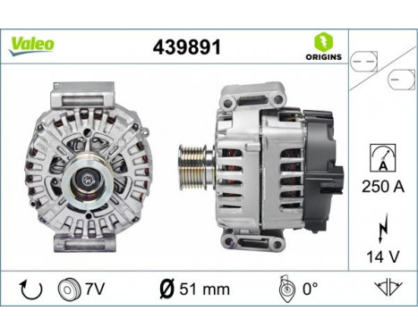 Alternator NEW ORIGINAL PART 439891 Valeo