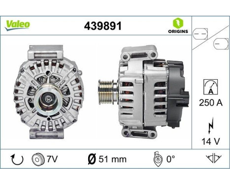 Alternator NEW ORIGINAL PART 439891 Valeo, Image 4