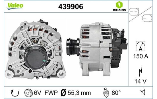 Alternator NEW ORIGINAL PART 439906 Valeo, Image 4