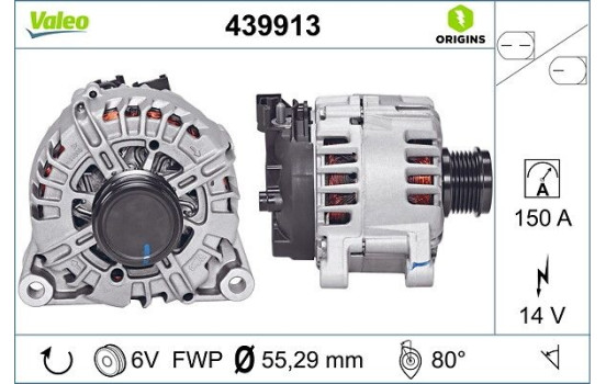 Alternator NEW ORIGINAL PART 439913 Valeo, Image 4