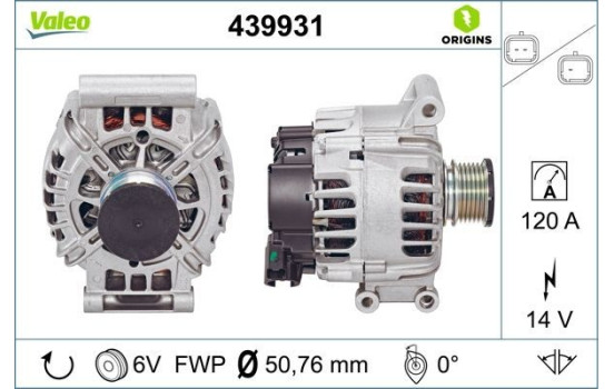 Alternator NEW ORIGINAL PART 439931 Valeo